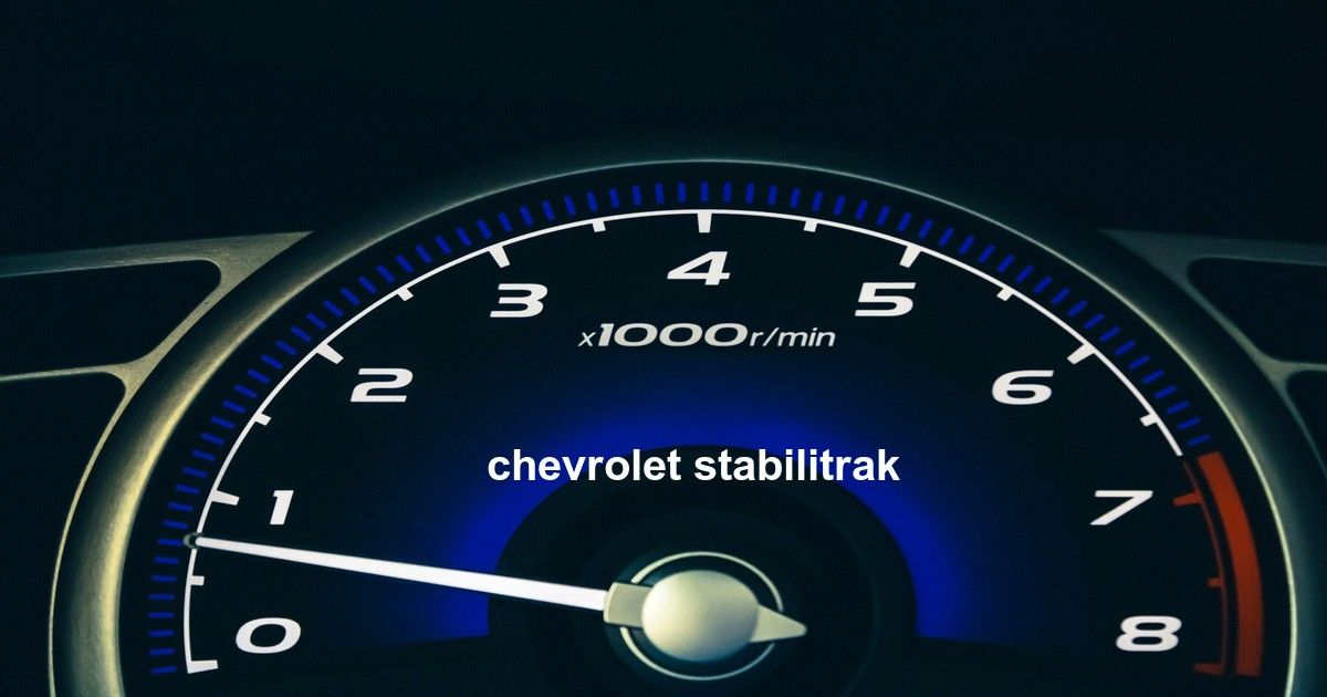 chevrolet stabilitrak