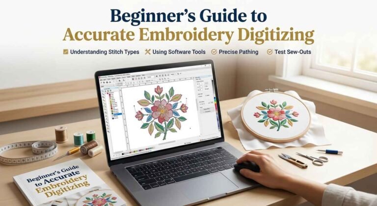 Beginner’s Guide to Accurate Embroidery Digitizing