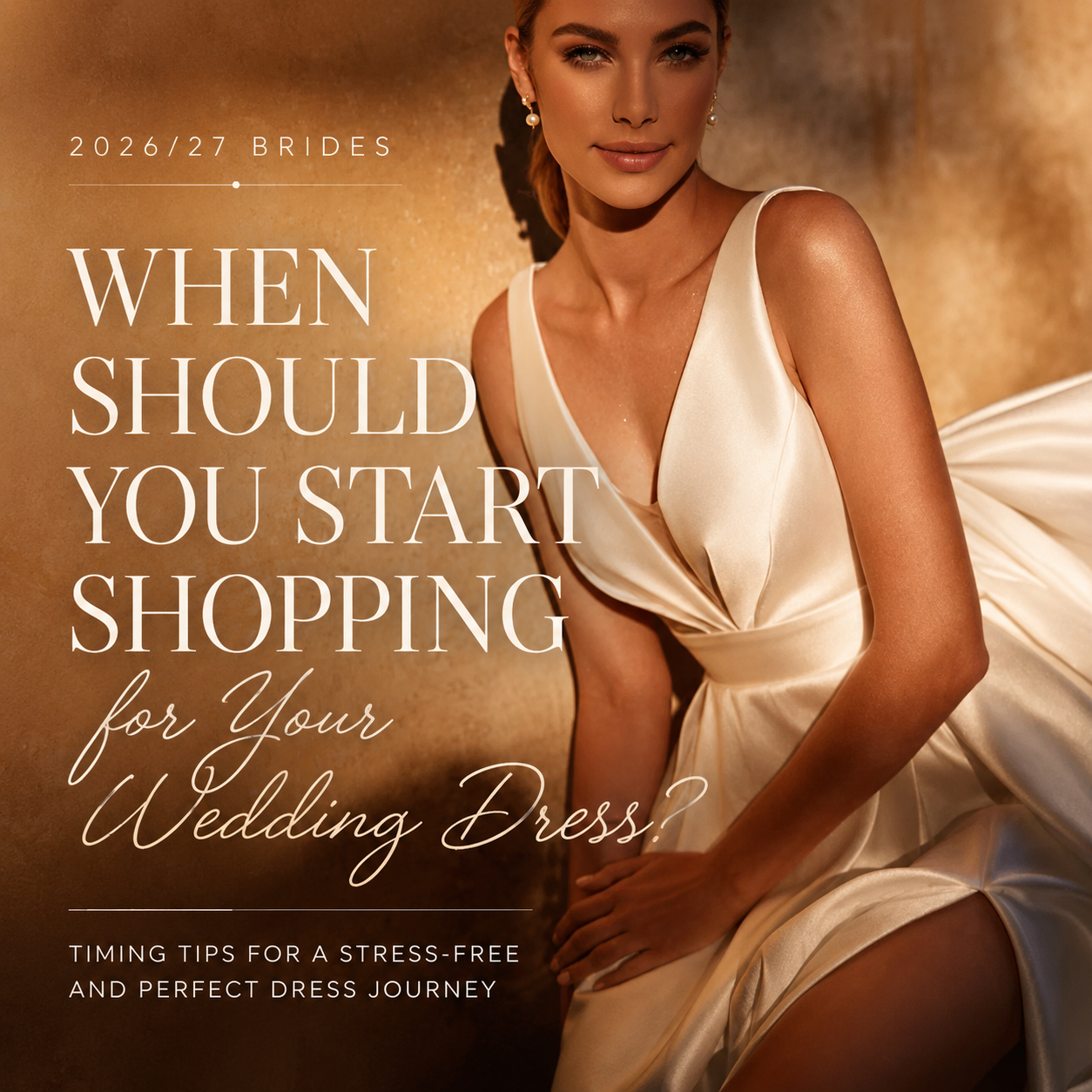 When Should You Start Shopping for Your Wedding Dress?