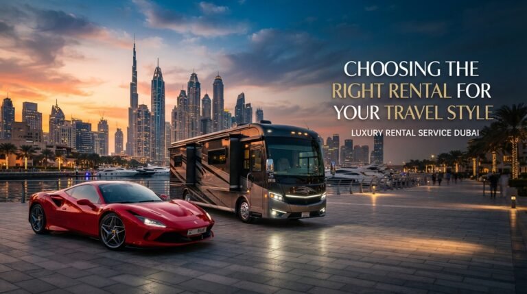 Ferrari or RV in Dubai: Choosing the Right Rental for Your Travel Style